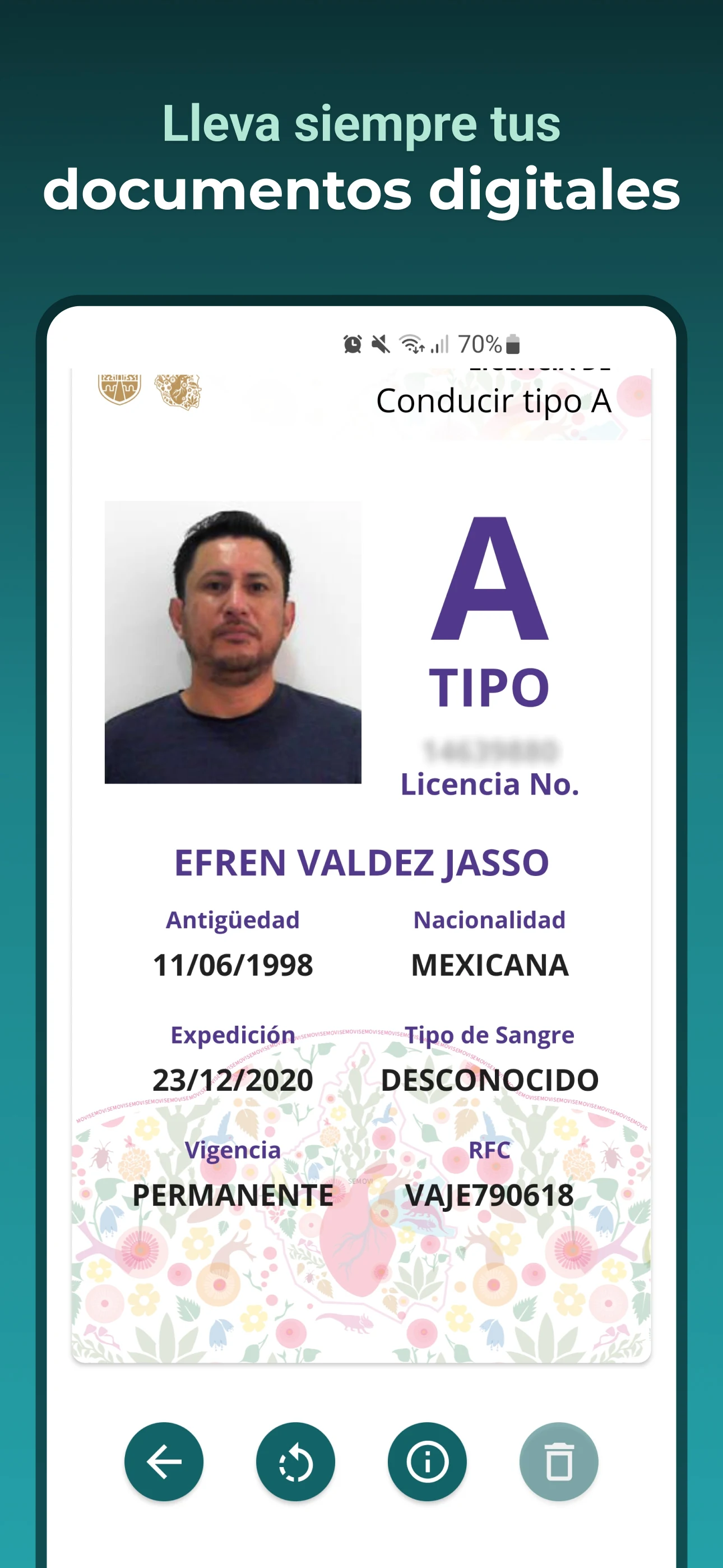 App CDMX screenshot