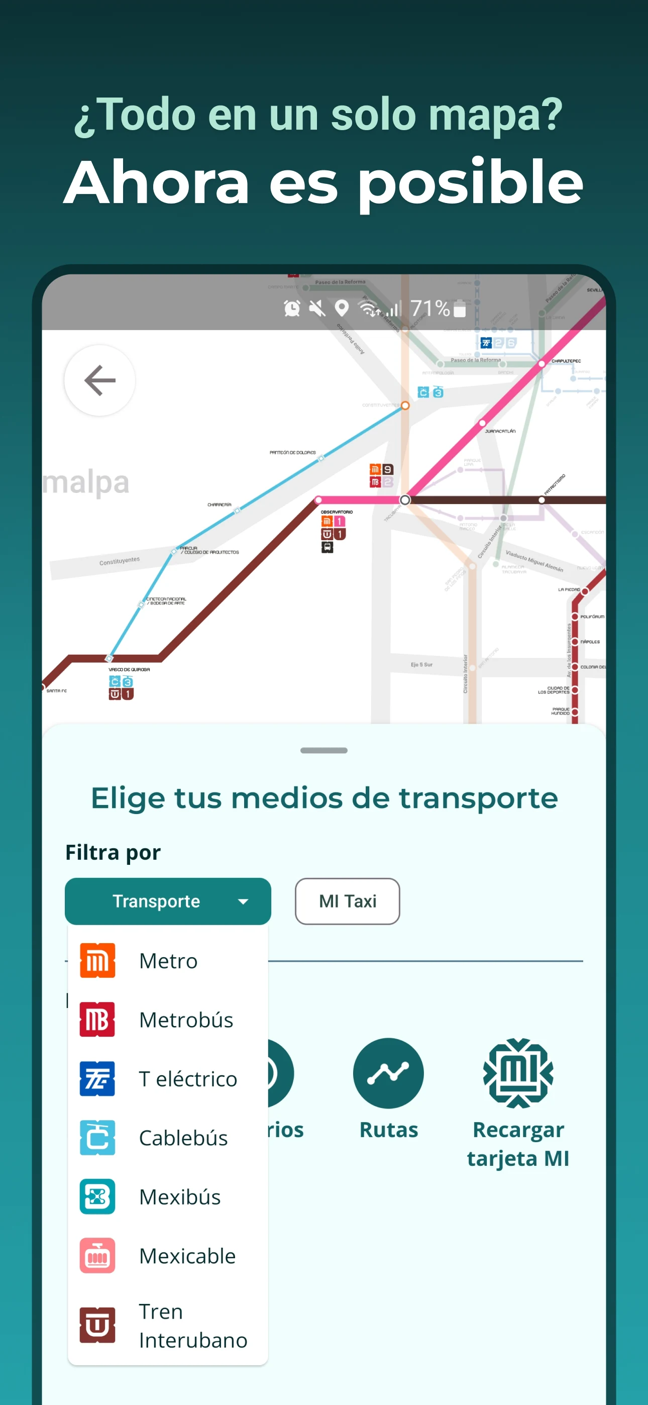 App CDMX screenshot