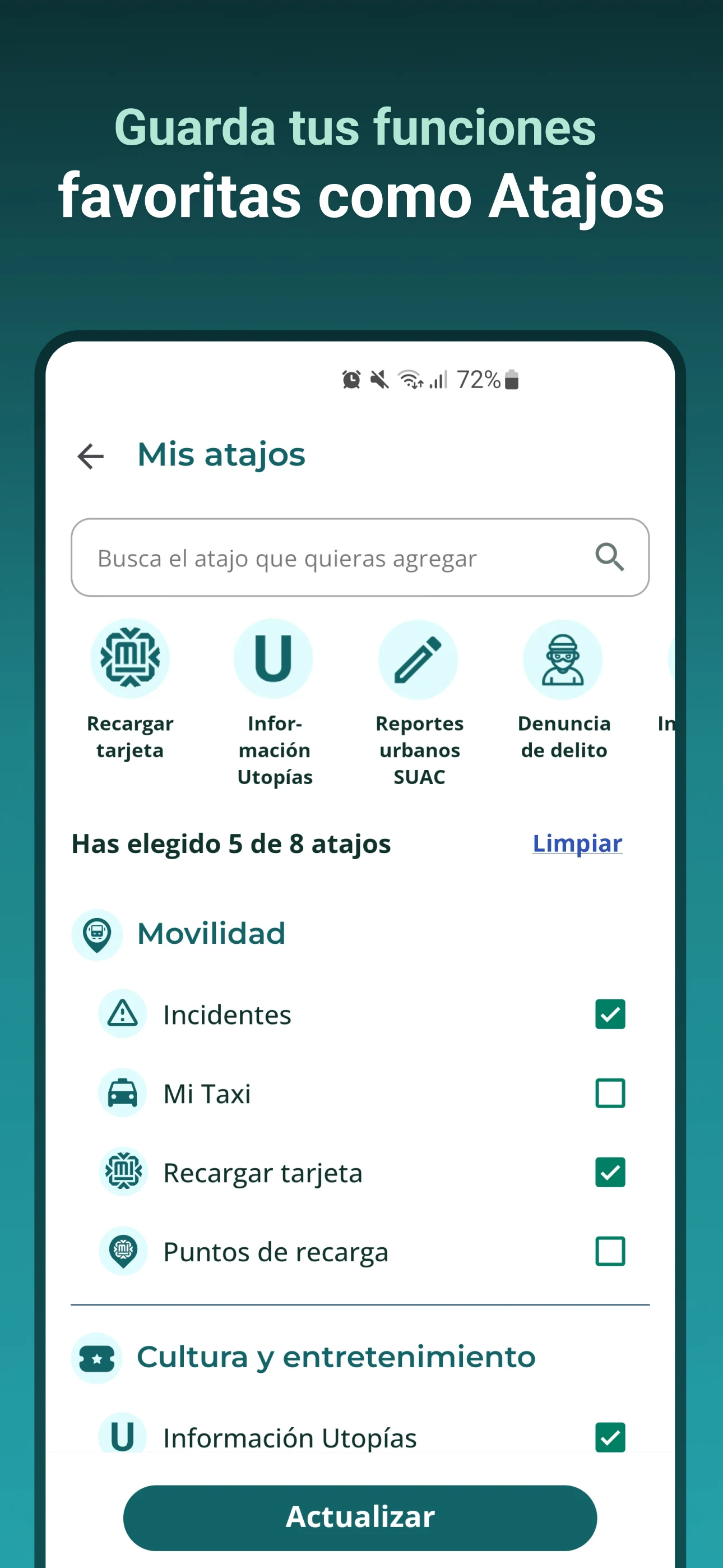 App CDMX screenshot