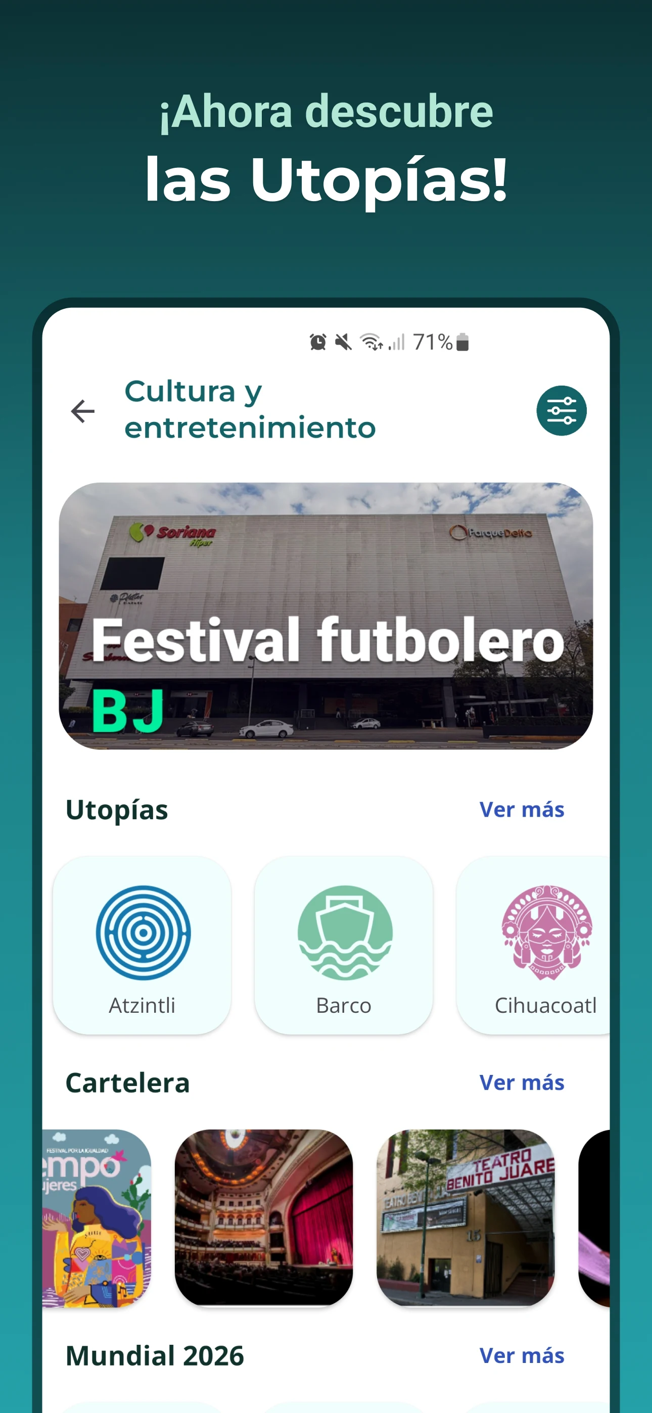 App CDMX screenshot